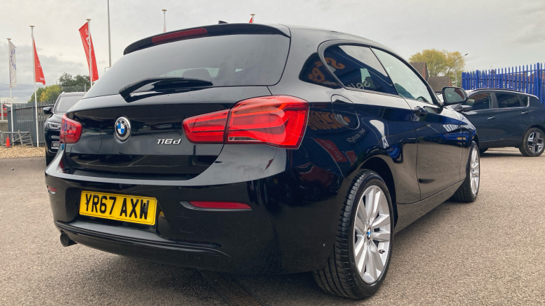 BMW 1 Series 116d Sport 3dr [Nav/Servotronic] Step Auto Diesel Hatchback